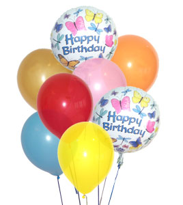  Polatl Ankara hediye iek yolla  17 adet karisik renkte uan balonlar