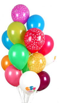  Polatl Ankara hediye iek yolla  30 adet uan balon buketi demeti renkli