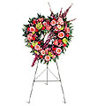  Polatlıda çiçek firması çiçek gönderme  kalpli karisik çiçek perförje