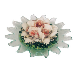  Polatlı hediye sevgilime hediye çiçek  Cam içerisinde 3 adet kandil orkide
