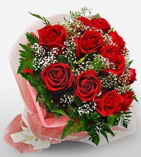 12 adet kırmızı güllerden kaliteli gül  Polatlı çiçek siparişi vermek 