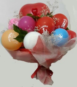 Benimle Evlenirmisin balon buketi  Polatlı uluslararası çiçek gönderme 