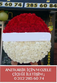 Anıtkabir için mozele çiçeği çelengi  Polatlıya çiçek Ankara çiçekçi telefonları 