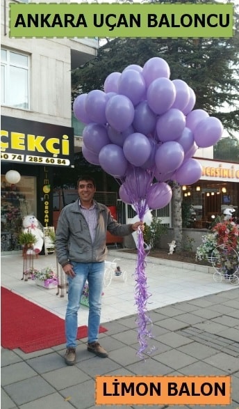 Ankara 50 adet istenilen renkte uçan balon  ucuz çiçek gönder 