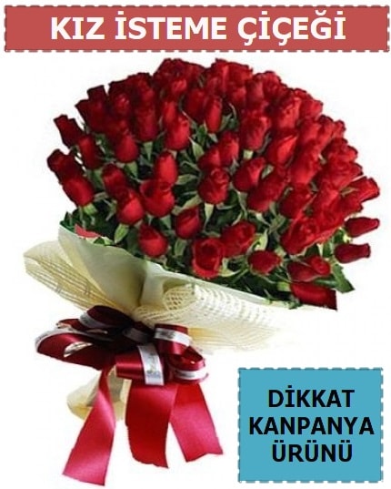 51 Adet gül kız isteme çiçeği buketi  Polatlı Ankara hediye çiçek yolla 
